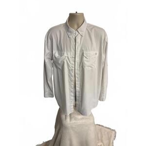 HUK PERFORMANCE CONVERTIBLE FISHING SHIRT FLAP POCKET LIGHTWIEGHT PERFORATED XL